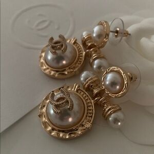 Chanel style earrings